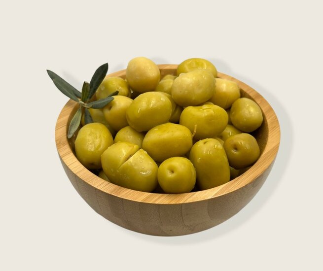 Domat Yeşil Kırma Zeytin
